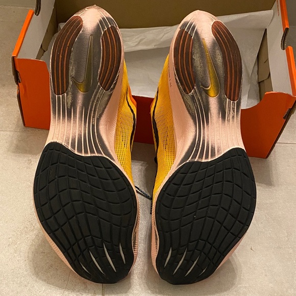 Nike ZoomX Vaporfly Next 2 Shoes - Orange and Black (worn once)